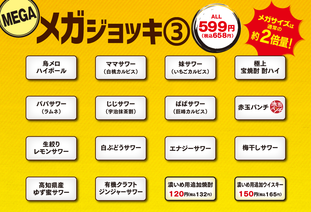 メガジョッキ③