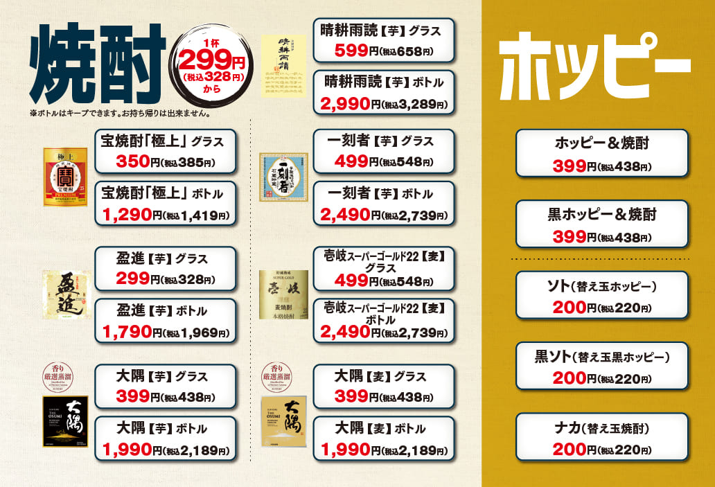 焼酎＆ホッピー