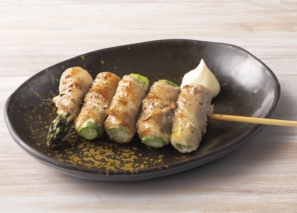 アスパラの肉巻き串