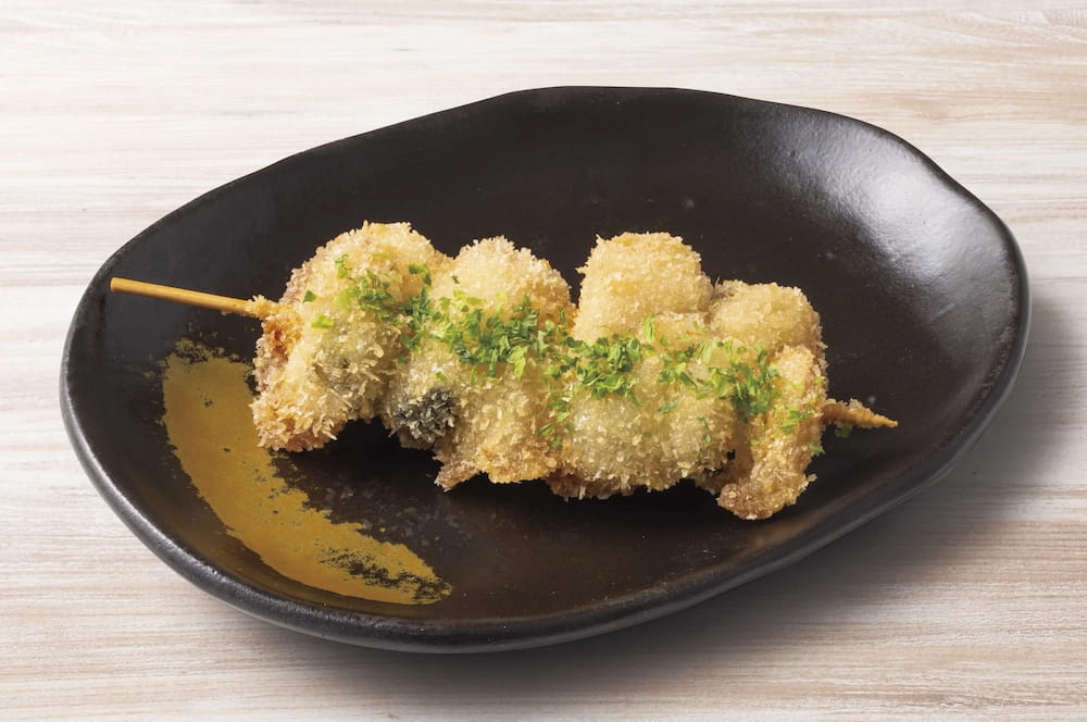 ハマグリの串揚げ